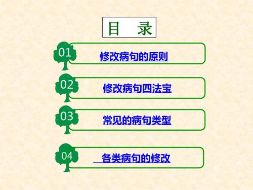 小学语文复习病句修改专题教学课件