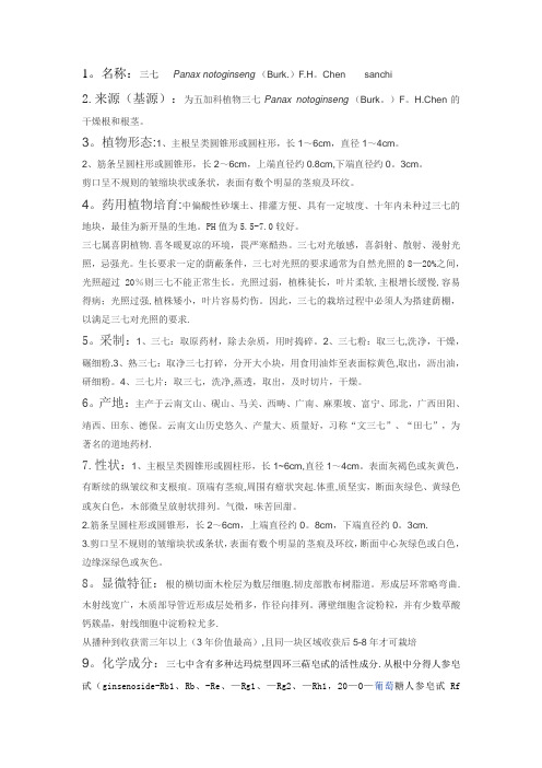 云南道地药材
