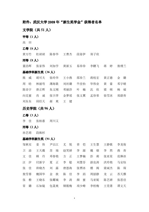 文学院(共51人)