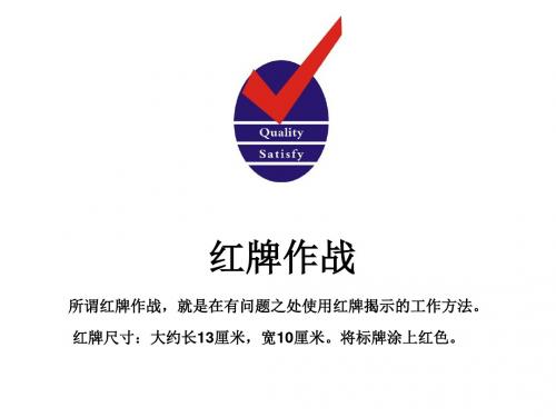 5S红牌作战
