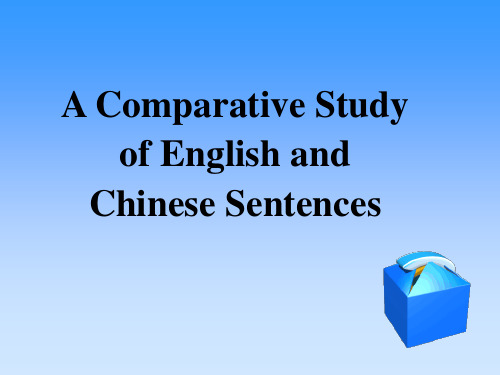 A Comparative Study of English and Chinese1