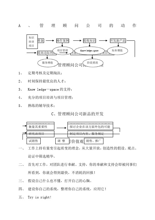 咨询埃森哲管理顾问入模培训课程资料doc