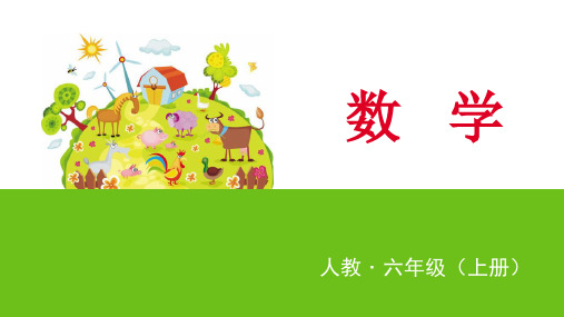 人教六年级数学上学期第1节数与形ppt