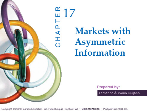 第17章 GMarket with Asymmetric Information