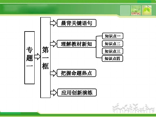人教版高中政治必修二专题1第1框《斯密的理论贡献》ppt课件