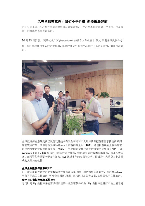 金甲加密系列-风奥软件