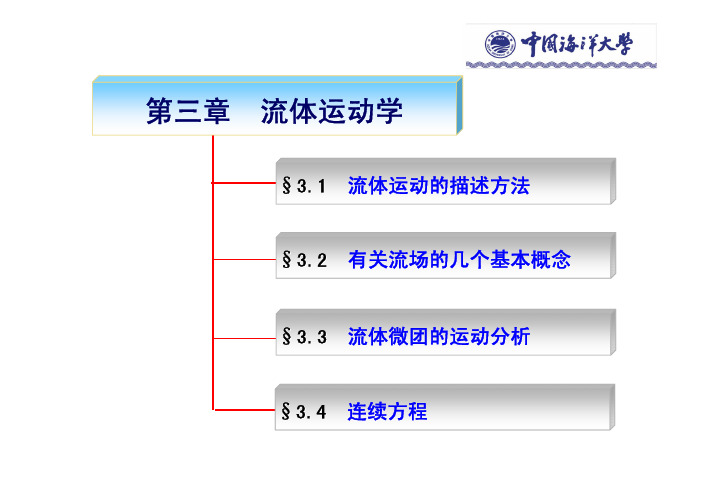 第3章 流体运动学