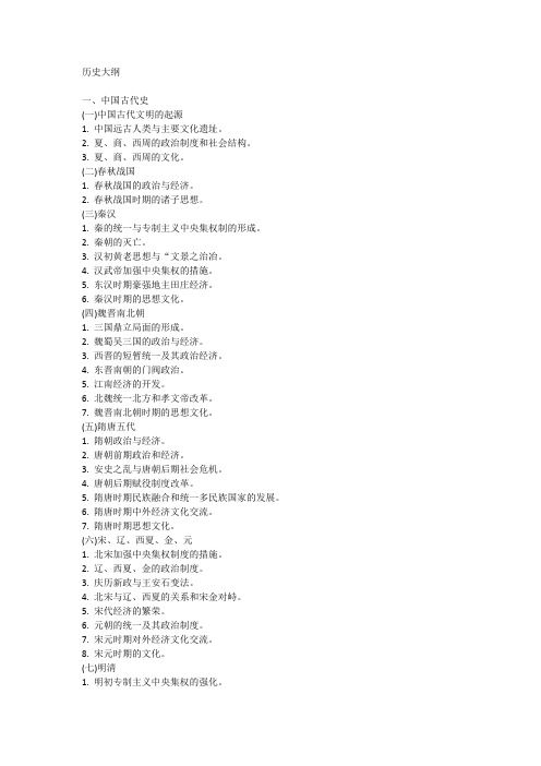 历史大纲