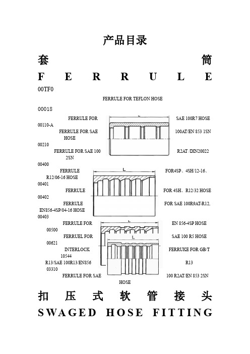 产品目录英文