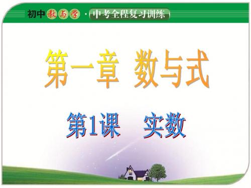 第1课_实数