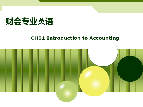 chap01Introduction to Accounting