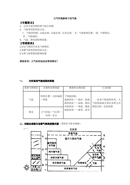 气候公开课——学案