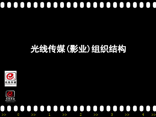 光线传媒(影业)组织结构