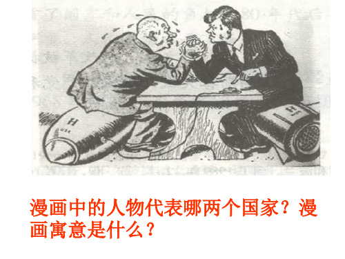 高三历史第一轮复习：美苏争锋 课件