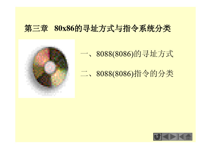 第3章 80x86的寻址方式与指令系统分类