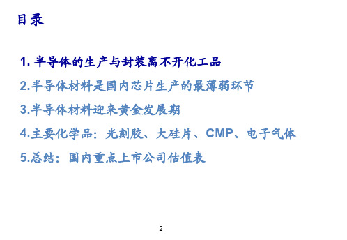 2016年半导体材料行业深度研究报告