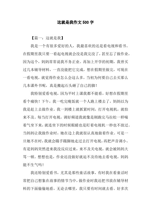 这就是我作文500字_14