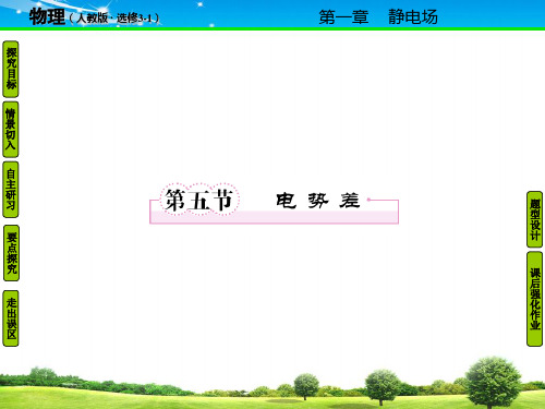 人教版选修【3-1】1.5-电势差【精品课件】