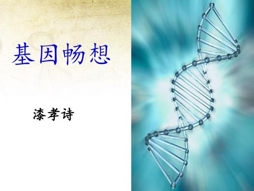 《基因畅想》课件