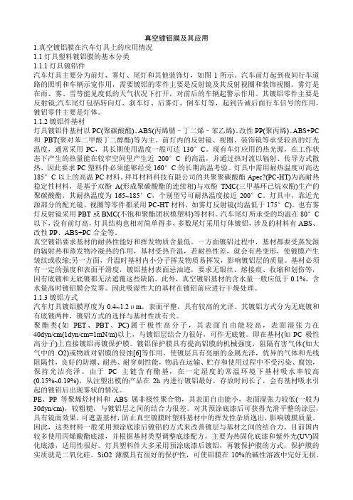 真空镀铝膜及其应用