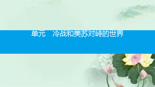 2019春九年级历史下册第五单元冷战和美苏对峙的世界第18课社会主义的发展与挫折课件新人教版