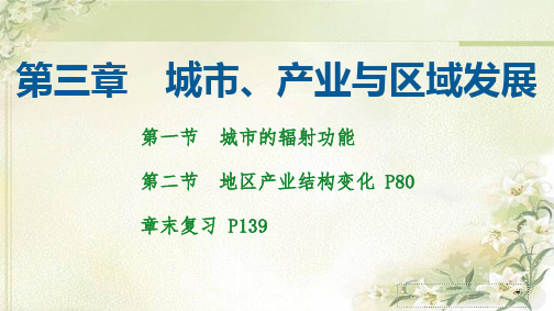 新教材 人教版高中地理选择性必修第二册 第三章 城市、产业与区域发展 教学课件(共164页)