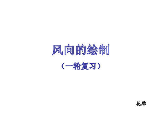 小专题——风向的绘制