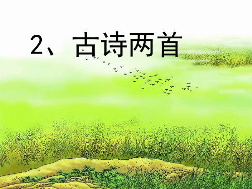 2离离原上草