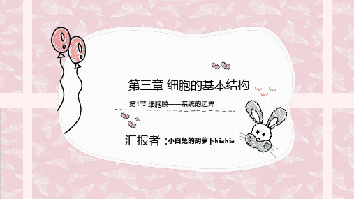 生物必修一第三章第一节知识点