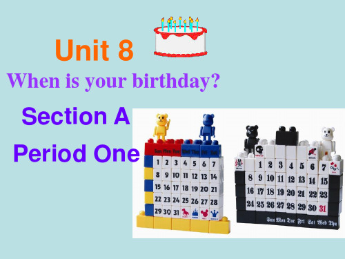 unit8 When is your birthday 优质课课件