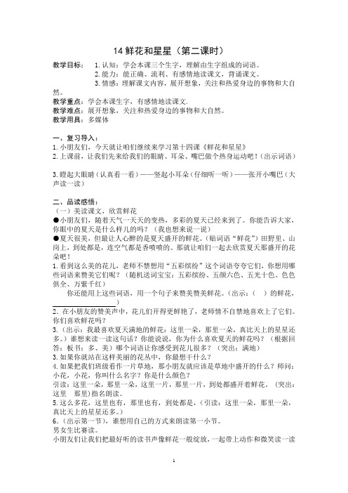 鲜花和星星新