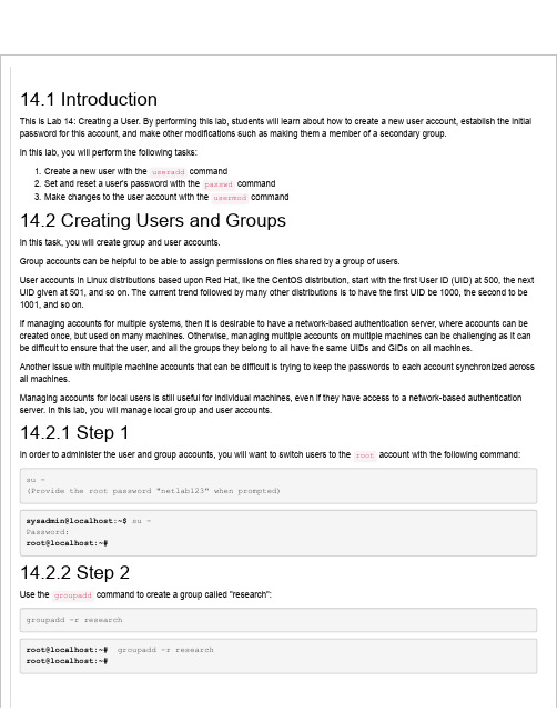 NDG Linux Essentials - Lab 14_ Creating a User
