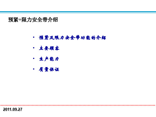 预紧及限力简介