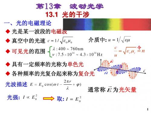 第13章 波动光学(干涉)