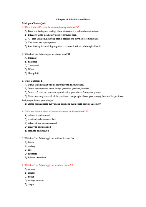 Chapter14 Ethnicity and Race