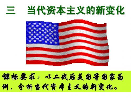 3.1当代美国资本主义的新变化