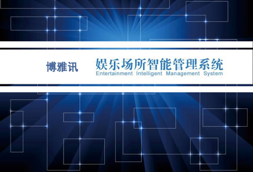娱乐场所治安管理系统