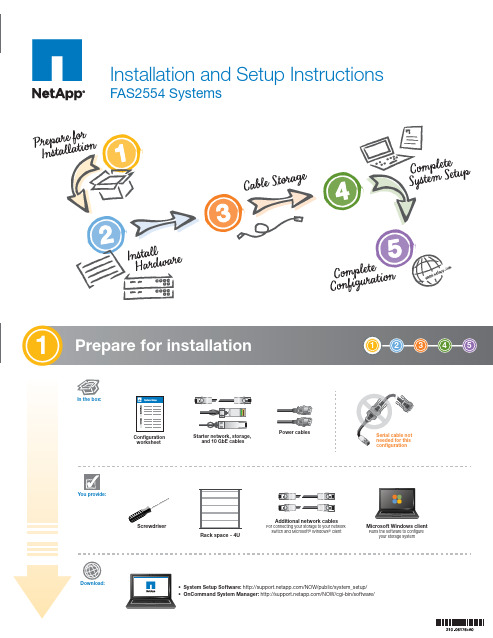 Netapp FAS2554安装配置手册