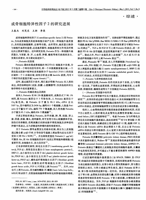 成骨细胞特异性因子2的研究进展