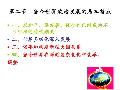 第二节当今世界政治发展的基本特点