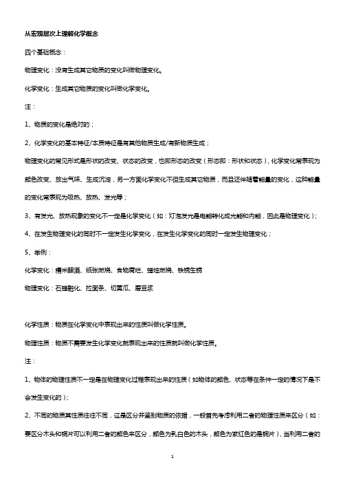 物质的化学变化