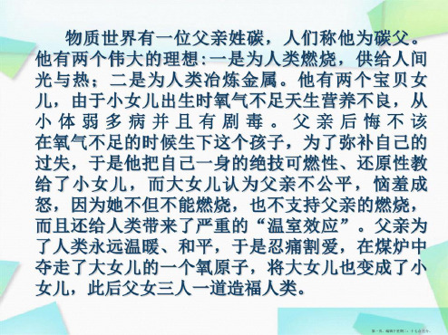 碳和碳的化合物
