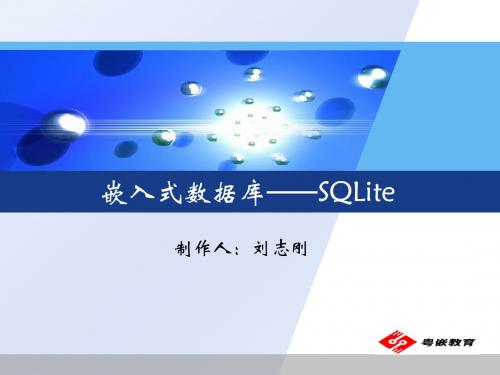 嵌入式数据库