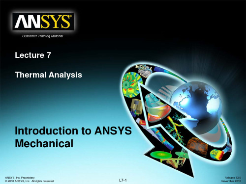 Ansysworkbench_Thermal_安世亚太培训