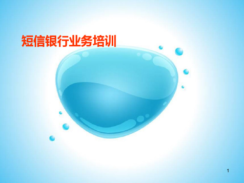 湖北省农村信用社短信银行操作手册PPT课件
