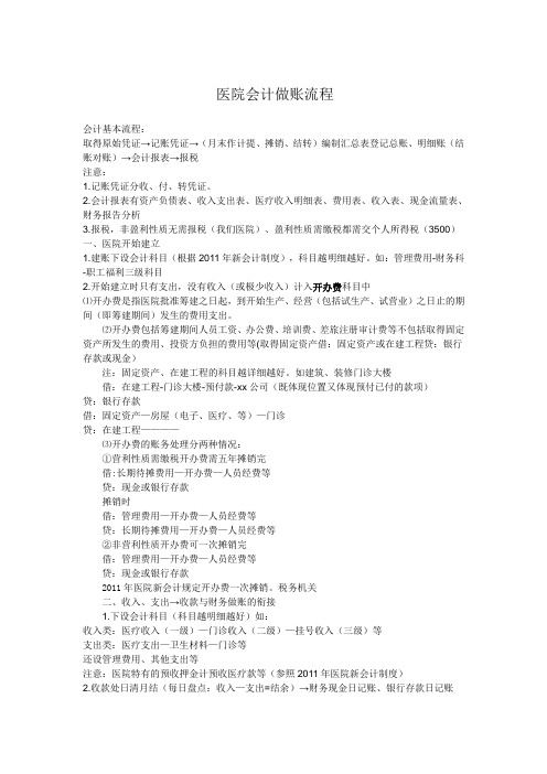 医院会计制度