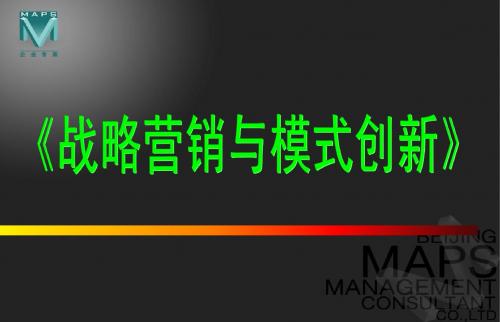 战略营销与模式创新
