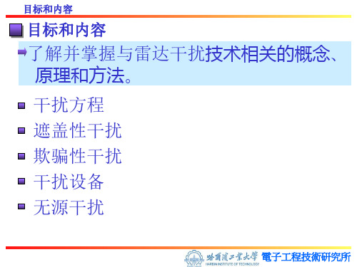 雷达干扰技术