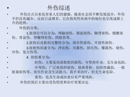 常见外伤_【PPT课件】