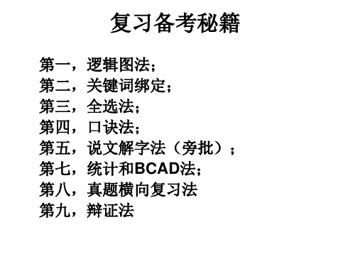 马原逻辑图汇总